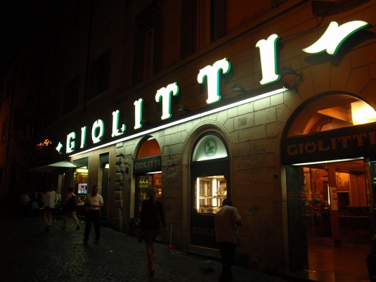 Giolitt's iconic sign.