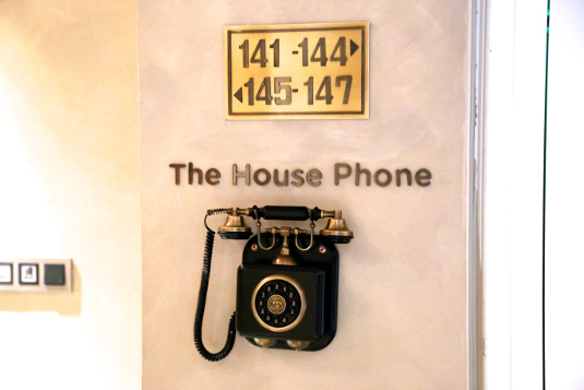 Original features like these dial up phones give the hotel character.