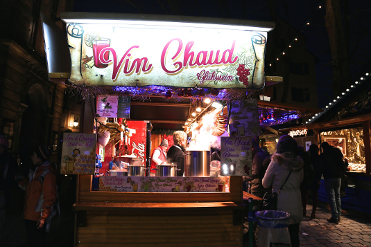 Vin chaud comes is made with both red and white wine.