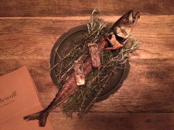 While, not the salsify I enjoyed this mackerel dish is a good example of the rustic presentation at In De Wulf.
