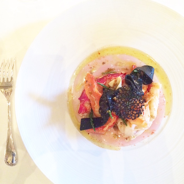 This blue lobster dish was one of the most delicious, and expensive, things I ate all year.